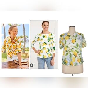 Citrus Delight Short Sleeve Women's Top